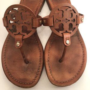 Tory Burch Brown Miller Sandals Size 8 1/2